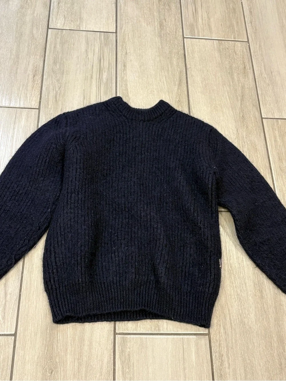 barbour navy jumper military size Small